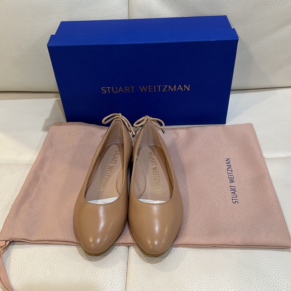 NIB Stuart Weitzman Tieback Flat (Women) in Size 4  Color Adobe